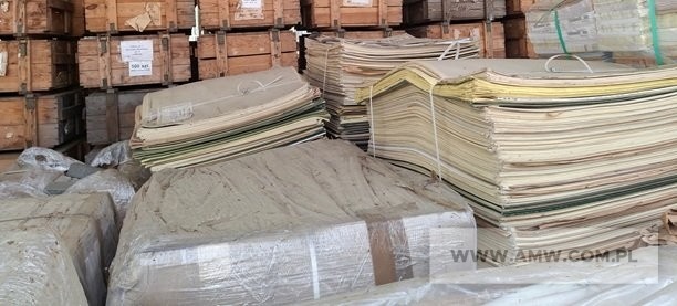 Odpadowy papier i tektura (wybrakowane mapy) (kod odpadu 19 12 01) 